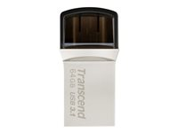 Transcend JetFlash 890 - USB flash-enhet - 64 GB - USB 3.1 TS64GJF890S