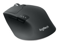 Logitech M720 Triathlon - Mus - högerhänt - optisk - 7 knappar - trådlös - Bluetooth, 2.4 GHz - trådlös USB-mottagare 910-004791