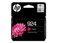 HP 924 - 6 ml - magenta - original - Officejet - bläckpatron - för Officejet Pro 8120e, 8122e, 8125e, 8130e, 8134e, 8135e, 8138e, 8139e 4K0U4NE#LS3