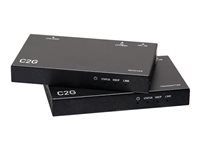 C2G HDMI HDBaseT over Cat5e, Cat6, Cat6a Extender Kit - Transmitter to Box Receiver - 4K 60Hz - Förlängd räckvidd för audio/video - HDMI - upp till 70 m C2G30010