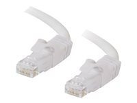 C2G Cat6 Booted Unshielded (UTP) Network Patch Cable - Patch-kabel - RJ-45 (hane) till RJ-45 (hane) - 20 m - UTP - CAT 6 - formpressad, hakfri, tvinnad - vit 83494