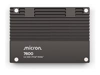 Micron 7600 PRO - SSD - Read Intensive - krypterat - 3.84 TB - inbyggd - 2.5" - U.2 PCIe 5.0 x4 (NVMe) - FIPS 140-3 Level 2 - TCG Opal Encryption MTFDLAL3T8THG-1BP1DFCYYT