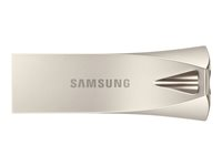 Samsung BAR Plus MUF-128BE3 - USB flash-enhet - 128 GB - USB 3.1 Gen 1 - champagne silver MUF-128BE3/APC