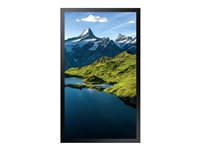Samsung OH75A - 75" Diagonal klass (74.5" visbar) - OHA Series LED-bakgrundsbelyst LCD-skärm - digital skyltning utomhus - full sol - 4K UHD (2160p) 3840 x 2160 - Direct LED - svart LH75OHAEBGBXEN