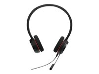Jabra Evolve 20 MS stereo - Headset - på örat - kabelansluten - USB - Certifierad för Skype for Buisness 4999-823-109