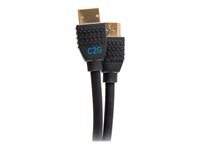 C2G 2ft Performance Ultra High Speed HDMI Cable 2.1 w/ Ethernet - 8K 60Hz - Ultra High Speed - HDMI-kabel med Ethernet - HDMI hane till HDMI hane - 60 cm - svart - stöd för 10K, 8K60 Hz (7680 x 4320) stöd, 4K120 Hz (4096 x 2160) stöd C2G10452