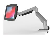Compulocks iPad 10.2" Space Enclosure Articulating Arm Mount - Monteringssats (vridbar arm, hölje) - justerbar arm - för surfplatta - låsbar - höggradig aluminium - svart - skärmstorlek: 10.2" - för Apple 10.2-inch iPad (7:e generation, 8:e generation, 9:e generation) 660REACH102IPDSB