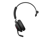 Jabra Evolve2 65 MS Mono - Headset - på örat - konvertibel - Bluetooth - trådlös - USB-A - ljudisolerande - svart - Certifierad för Microsoft-teams 26599-899-999