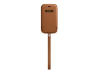 Apple - Skyddshölje för mobiltelefon - med MagSafe - läder - sadelbrun - för iPhone 12 mini MHMP3ZM/A