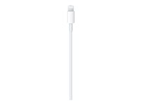 Apple - Lightning-kabel - 24 pin USB-C hane till Lightning hane - 2 m - för Apple iPad/iPhone/iPod (Lightning) MQGH2ZM/A