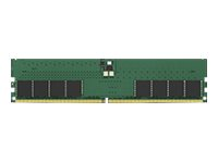 Kingston - DDR5 - sats - 64 GB: 2 x 32 GB - DIMM 288-pin - 5600 MHz / PC5-44800 - CL46 - 1.1 V - ej buffrad - icke ECC KCP556UD8K2-64