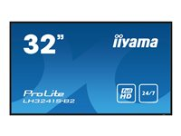 iiyama ProLite LH3241S-B2 - 31.5" Diagonal klass LED-bakgrundsbelyst LCD-skärm - digital skyltning - med inbyggd SoC-mediespelare - 1080p 1920 x 1080 - svart LH3241S-B2