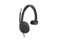 HP Poly Mission 815 - Mission 800 Series - headset - på örat - kabelansluten - aktiv brusradering - USB-A, USB-C - svart - Certifierad för Microsoft Teams Open Office, Google Meet-certifierad, Zoomcertifierad C01F8AA#AC3