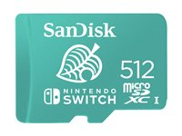 SanDisk Nintendo Switch - Flash-minneskort - 512 GB - UHS-I U3 / Class10 - mikroSDXC UHS-I SDSQXAO-512G-GNCZN