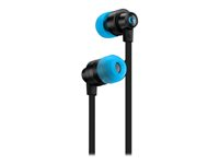 Logitech G G333 - Hörlurar med mikrofon - inuti örat - kabelansluten - 3,5 mm kontakt - svart - för Oculus Quest 2 (256 GB), Quest 2 (64 GB) 981-000924
