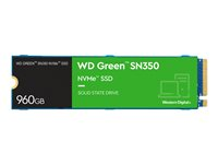 WD Green SN350 NVMe SSD WDS960G2G0C - SSD - 960 GB - inbyggd - M.2 2280 - PCIe 3.0 x4 (NVMe) WDS960G2G0C