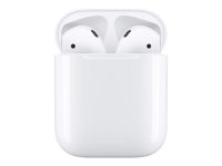 Apple AirPods with Charging Case - 2a generation - True wireless-hörlurar med mikrofon - öronknopp - Bluetooth MV7N2DN/A
