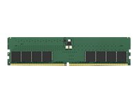 Kingston - DDR5 - sats - 128 GB: 2 x 64 GB - DIMM 288-pin - 5200 MHz / PC5-41600 - CL42 - 1.1 V - ej buffrad - icke ECC KCP552UD8K2-64