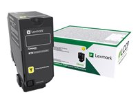 Lexmark - Gul - original - tonerkassett LCCP, LRP - för Lexmark CS720de, CS720dte, CS725de, CS725dte, CX725de, CX725dhe, CX725dthe 74C20Y0