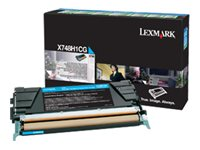 Lexmark - Lång livslängd - cyan - original - tonerkassett LRP - för Lexmark XS748de 24B5701