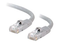 C2G Cat5e Booted Unshielded (UTP) Network Patch Cable - Patch-kabel - RJ-45 (hane) till RJ-45 (hane) - 7 m - UTP - CAT 5e - formpressad, hakfri, tvinnad - grå 83146