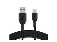 Belkin BOOST CHARGE - USB-kabel - 24 pin USB-C (hane) till USB (hane) - 2 m - svart CAB002BT2MBK