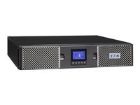 Eaton 9PX 1000i RT2U Netpack - UPS (rackmonterbar/extern) - AC 200/208/220/230/240 V - 1000 Watt - 1000 VA - RS-232, USB, Ethernet 10/100/1000 - utgångskontakter: 8 - PFC - 2U 9PX1000IRTN