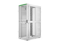 APC NetShelter SX Gen 2 - Rack skåp - 1991 H x 800 B x 1200 D mm, med sidor - golvstående - vit - 42U - 19" - för P/N: SC500RM1U, SMT1000RM1U, SMT750RM1U, SMT750RM2UCNC, SRTL2K2RM1UWC, SRTL3KRM1UIC AR3380W2