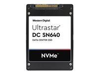 WD Ultrastar DC SN640 WUS4BB076D7P3E1 - SSD - 7680 GB - inbyggd - 2.5" - U.2 PCIe 3.1 x4 (NVMe) 0TS1963