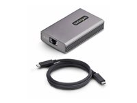 StarTech.com - Nätverksadapter - USB4 / Thunderbolt 5 - 1/2.5/5/10GBase-T x 1 - grå - TAA-kompatibel USB4-10GBE-ETHERNET