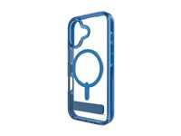 Zagg Santa Cruz Snap - Baksidesskydd för mobiltelefon - med fällbart ställ - MagSafe-kompatibilitet - tranquil blue - för Apple iPhone 17, 17 Pro 702319608