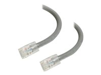 C2G Cat5e Non-Booted Unshielded (UTP) Network Patch Cable - Patch-kabel - RJ-45 (hane) till RJ-45 (hane) - 1 m - UTP - CAT 5e - tvinnad, enhetsstart - grå 83001