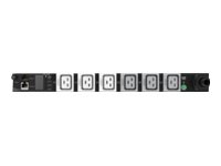 HPE G2 Metered Modular Horizontal True 0U - Kraftdistributionsenhet (kan monteras i rack) - AC 230 V - 7300 VA - 1-fas 3-kabel - ingång: IEC 60309 - utgångskontakter: 6 (IEC 60320 C19) - 1U - 30.5 cm sladd - för Synergy 12000 Frame P9R54A