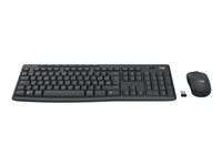 Logitech MK370 Combo for Business - Sats med tangentbord och mus - trådlös - Bluetooth LE - QWERTY - nordiskt (danska/finska/norska/svenska) - grafit 920-012072