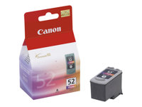 Canon CL-52 - Färg (ljus cyan, ljus magenta, svart) - original - bläcktank - för PIXMA iP6210D, iP6220D, iP6310D, MP450 0619B001