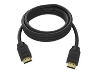 VISION Professional - HDMI-kabel med Ethernet - HDMI hane till HDMI hane - 2 m - svart - stöd för 4K TC 2MHDMI/BL