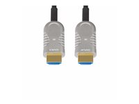 StarTech.com 100ft (30.4m) HDMI 2.1 Hybrid Active Optical Cable (AOC), CMP, Plenum Rated, 8K Ultra High Speed HDMI Fiber Optic Cable, 48Gbps, 8K 60Hz/4K 120Hz, HDR10+/FRL/TMDS/eARC - CMP In Wall HDMI 2.1/2.0 Cord (8K-A-100F-HDMI-CABLE) - Ultra High Speed - HDMI-kabel - HDMI hane till HDMI hane - 30.4 m - hybrid koppar/fiberoptisk - svart - 4K120Hz stöd, 4K60Hz stöd, 8K60Hz stöd, Active Optical Cable (AOC) 8K-A-100F-HDMI-CABLE