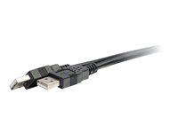 C2G 6.6ft USB Cable - USB A to USB A Cable - USB 2.0 - Black - M/M - USB-kabel - USB (hane) till USB (hane) - USB 2.0 - 2 m - svart 28106