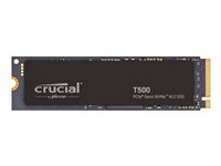 Crucial T500 - SSD - 1 TB - inbyggd - PCIe 4.0 (NVMe) CT1000T500SSD8