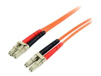 StarTech.com 3m Fiber Optic Cable - Multimode Duplex 62.5/125 - LSZH - LC/LC - OM1 - LC to LC Fiber Patch Cable (FIBLCLC3) - Patch-kabel - LC multiläge (hane) till LC multiläge (hane) - 3 m - 3 m - fiberoptisk - duplex - 62,5/125 mikron FIBLCLC3