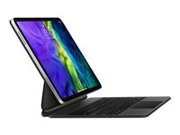 Apple Magic Keyboard - Tangentbord och foliefodral - med pekdyna - bakgrundsbelyst - Apple Smart connector - QWERTY - brittisk - för 10.9-inch iPad Air (4th and 5th generation); 11-inch iPad Pro (1st generation, 2nd generation, 3rd generation and 4th generation) MXQT2B/A