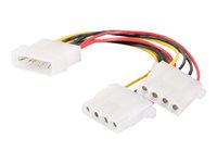 C2G "Y" Cable - Strömdelare - 4 pin intern effekt (hane) till 4 pin intern effekt (hona) 81849