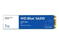 WD Blue SA510 WDS100T3B0B - SSD - 1 TB - inbyggd - M.2 2280 - SATA 6Gb/s - blå WDS100T3B0B