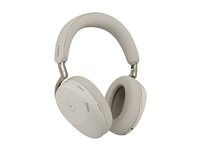 Jabra Evolve3 85 MS - Headset - fullstorlek - montering över örat - Bluetooth - trådlös - aktiv brusradering - USB-C via Bluetooth-adapter, 3,5 mm kontakt - varmt grå - Certifierad för Microsoft-teams, Certifierad för Microsoft Teams Open Office 38599-999-898