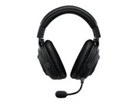 Logitech G Pro X - Headset - fullstorlek - kabelansluten - 3,5 mm kontakt - ljudisolerande 981-000818
