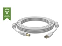 Vision Techconnect - USB-kabel - USB typ B (hane) till USB (hane) - USB 2.0 - 2 m - vit TC 2MUSB