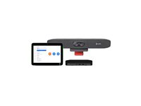 HP Poly Studio Small Room Bundle - För zoomningsrum - paket för videokonferens (HP Mini Conferencing PC, Poly Studio R30 video bar, Poly TC10 pekstyrenhet) - Zoomcertifierad, Certifierad för Microsoft-teams - sand 9C957AA