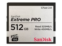 SanDisk Extreme Pro - flash-minneskort - 512 GB - CFast 2.0 SDCFSP-512G-G46D