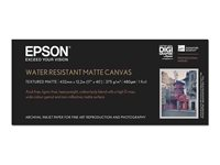 Epson - Matt - Rulle (43,2 cm x 12,2 m) 1 rulle (rullar) kanvaspapper - för SureColor P5000, P800, SC-P10000, P20000, P5000, P7500, P900, P9500 C13S042013