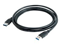 C2G - USB-kabel - USB typ A (hane) till USB typ A (hane) - USB 3.0 - 3 m - svart 81679